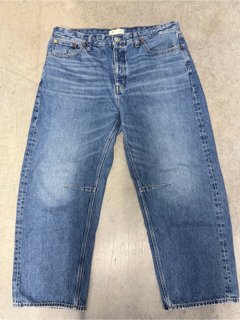 Madewell the darted barrel jeans